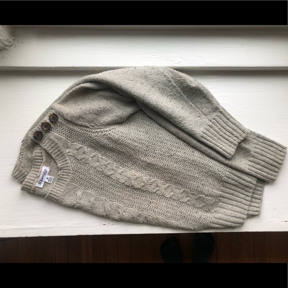St. John’s Bay Beige Cable Knit Sweater